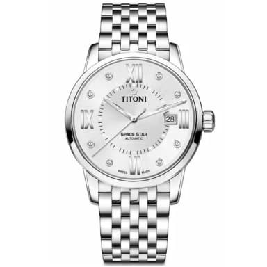 【TITONI 梅花錶】天星系列 簡約羅馬機械腕錶 畢業禮物 送禮 推薦(83538S-099)