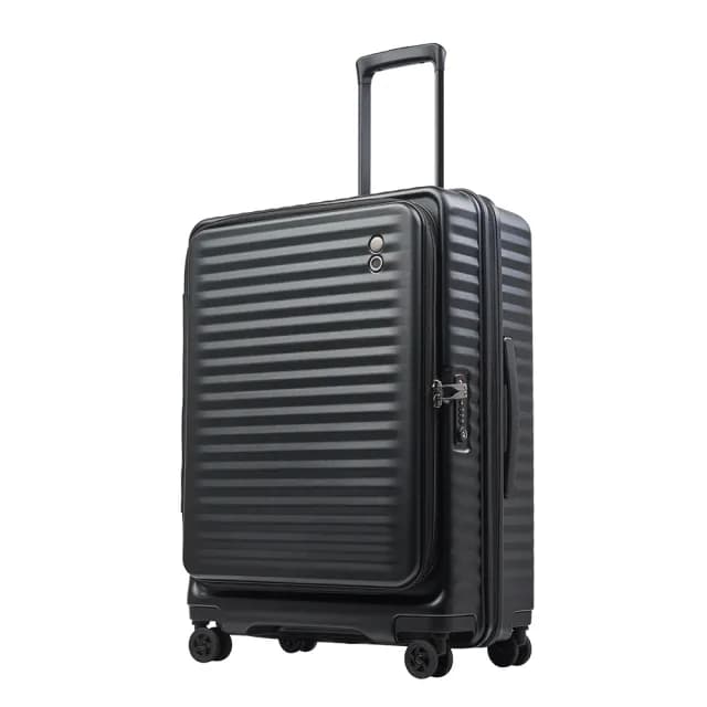 【Echolac 愛可樂】CELESTE寶盒系列(24吋日本飛機輪前開式行李箱)