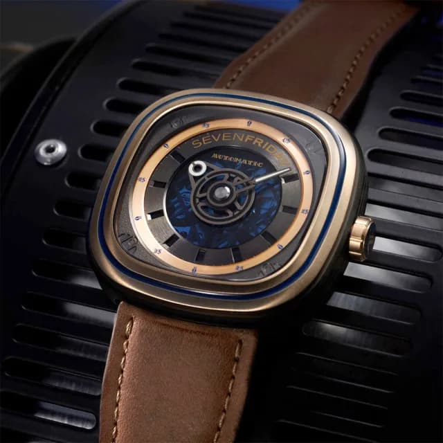 【SEVENFRIDAY】T-ART 限定版 法式鏤空自動上鍊機械錶/45mm 送禮 禮物 推薦(T2/04)