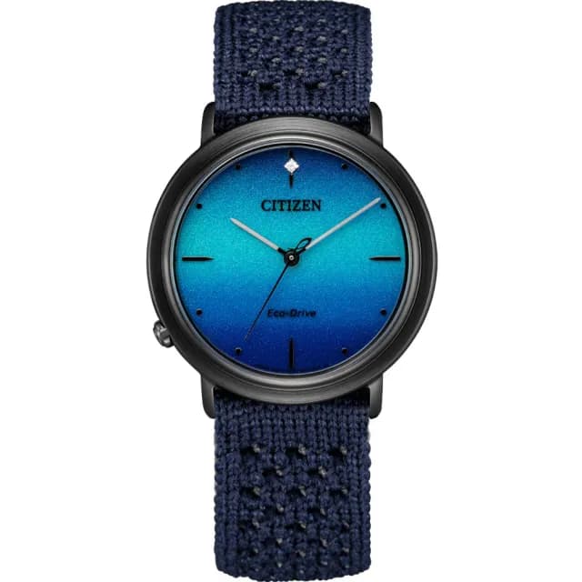 【CITIZEN 星辰】L系列 朧月光動能米蘭帶 女錶 手錶 禮物 推薦(EM1005-42L)