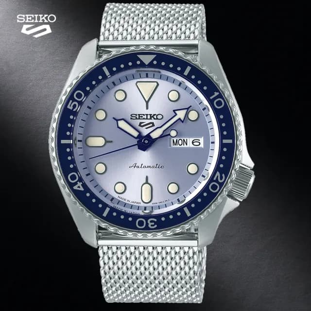 【SEIKO 精工】5 Sports系列 Lineup 米蘭帶 機械腕錶 畢業禮物 送禮 推薦(SRPE77K1/4R36-08Z0B)