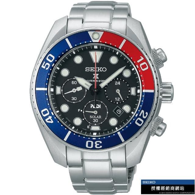 【SEIKO 精工】PROSPEX PADI 深潛戰艦200米太陽能潛水錶 指針錶 手錶 禮物 畢業(SSC795J1/V192-0AD0R)