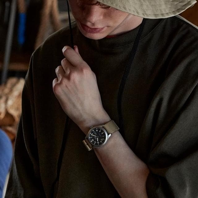 【SEIKO 精工】5 Sports系列 Lineup 復古軍風 機械腕錶 母親節 禮物 推薦(SRPG35K1/4R36-10A0U)