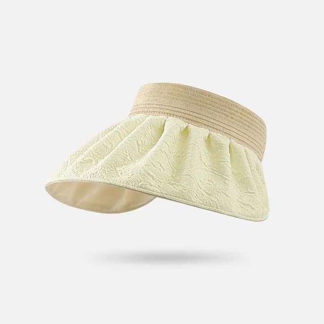 【米蘭精品】現貨+預購 空頂帽防曬帽(雙面戴大簷貝殼帽遮陽女帽子母親節禮物3色74cp15)