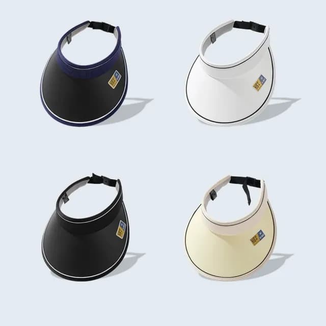 【米蘭精品】現貨+預購 空頂帽防曬帽(大簷戶外遮陽男女帽子母親節禮物4色74cp1)