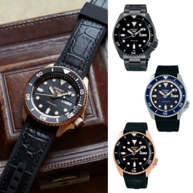 【SEIKO 精工】5 Sports系列 水鬼 潛水機械腕錶 畢業禮物 送禮 推薦(三款可選)