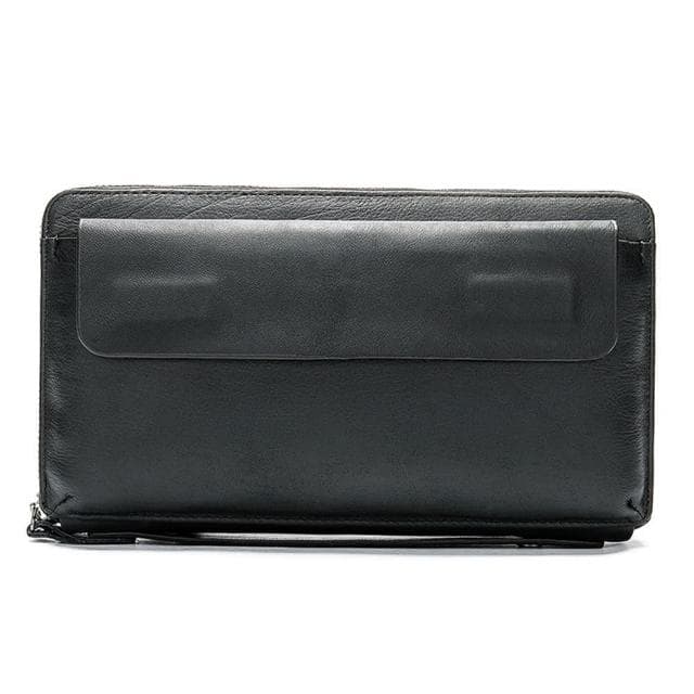 【米蘭精品】現貨+預購 手拿包真皮錢包(RFID長款牛皮休閒男包包父親節情人節生日禮物3色74cb7)