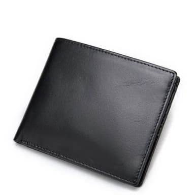 【米蘭精品】現貨+預購 短夾真皮錢包(RFID簡約牛皮輕便男包包父親節情人節生日禮物74cb24)
