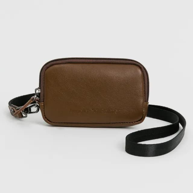 【Arnold Palmer 雨傘】證件零錢包 Belief系列(咖啡色)