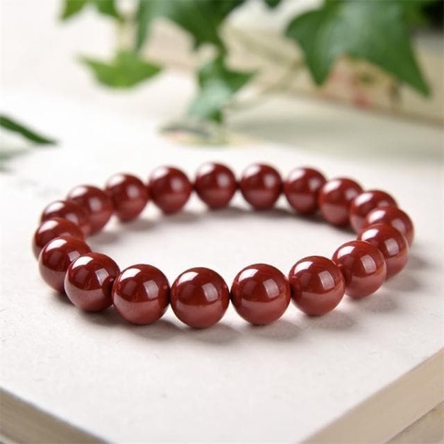 【米蘭精品】現貨+預購 硃砂手鍊朱砂手串(6/8/10mm天然硃砂串珠女飾品聖誕節交換禮物3款74fq24)