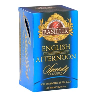 即期品【Basilur 錫蘭茶】70176 經典系列茶包 2gx25包(英式下午茶)