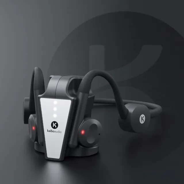 【Kaibo】Flex 骨傳導藍牙耳機(附充電座、多點連線、專利防漏音)