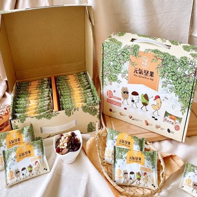 【仁者無敵】元氣堅果禮盒600g×1盒(送禮推薦/母親節送禮)