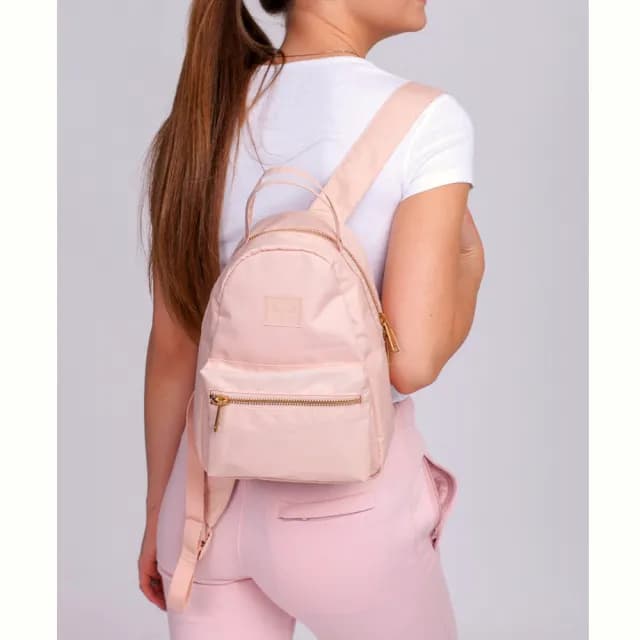 【Herschel】情人節禮物 Nova Mini 迷你 輕量 帆布 似尼龍 金拉鍊 日常 女生 背包 小包 女包 小後背包 後背