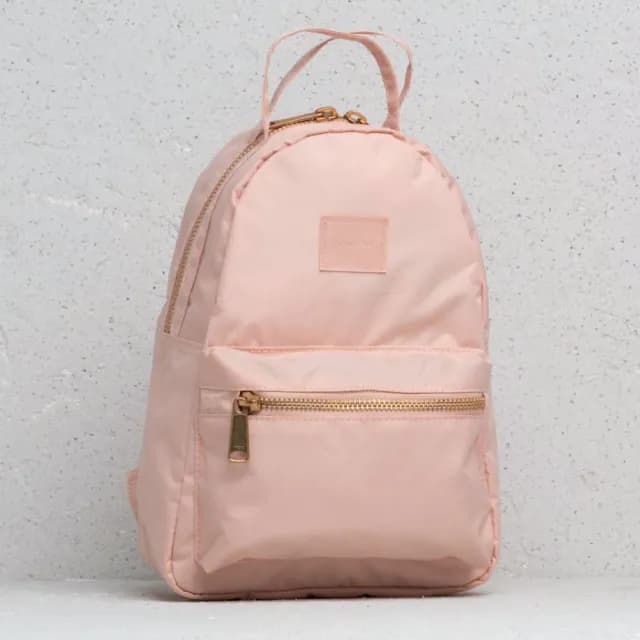 【Herschel】情人節禮物 Nova Mini 迷你 輕量 帆布 似尼龍 金拉鍊 日常 女生 背包 小包 女包 小後背包 後背