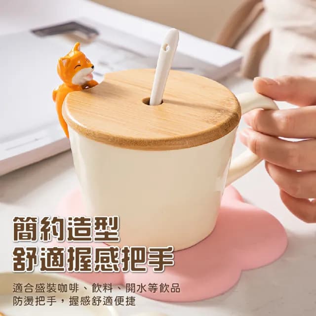 卡通動物陶瓷馬克杯(馬克杯/生日禮物/交換禮物/精美禮盒)