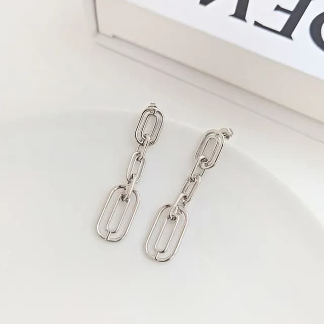 【UME.Acce】情人節禮物 七夕 韓劇同款/鏤空雙層圈圈耳環(耳環 鏤空耳環 圈圈耳環 韓劇耳環 現正分手中耳環