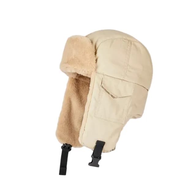 【巴黎精品】父親節禮物 針織毛帽雷鋒帽(保暖護耳仿兔毛防風男女帽子聖誕節情人節生日交換禮物3色p1aa64)