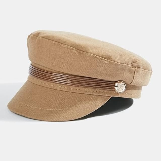 【巴黎精品】現貨+預購 軍帽鴨舌帽(春夏百搭復古純色男女帽子聖誕節情人節生日交換禮物4色p1aa73)