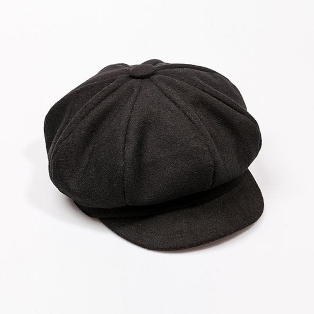 【巴黎精品】現貨+預購 貝雷帽報童帽(復古純色毛呢八角帽男女帽子聖誕節情人節生日交換禮物3色p1aa74)