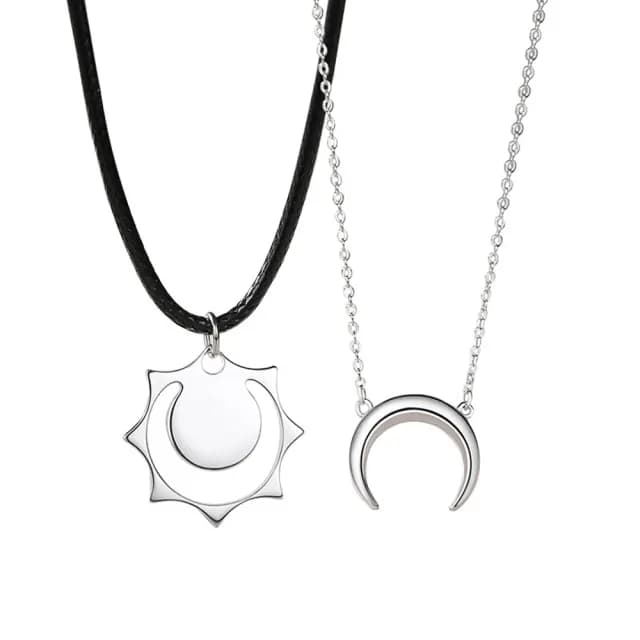 【米蘭精品】現貨+預購 925純銀項鍊情侶對鍊(日月之戀太陽月亮生日聖誕節交換禮物74cj74)