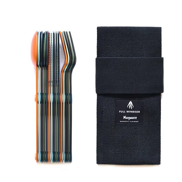 【Full Windsor】Magware 磁性餐具套裝組 MAG-FS(叉 刀 匙 鋁合金 露營炊具)