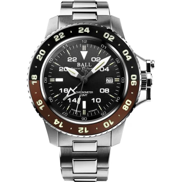 【BALL 波爾】B1_EngineerHydorcarbon AeroGMT II 天文台認證機械錶-42mm 送禮 禮物 推薦(DG2018C-S12C-BK)