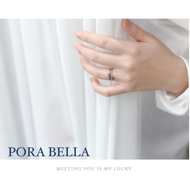 【Porabella】925純銀字母戒指 英文字母戒指 好運尾戒 疊戴戒指 告白姊妹生日禮物 畢業禮物 Rings