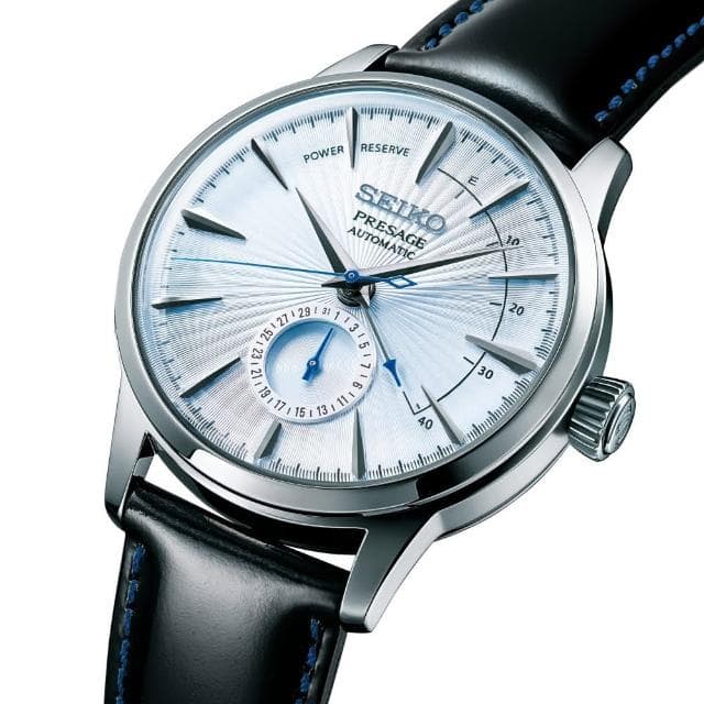 【SEIKO 精工】Presage 調酒師中央動力儲存顯示機械錶 指針錶 手錶 禮物 畢業(4R57-00E0B/SSA346J1)