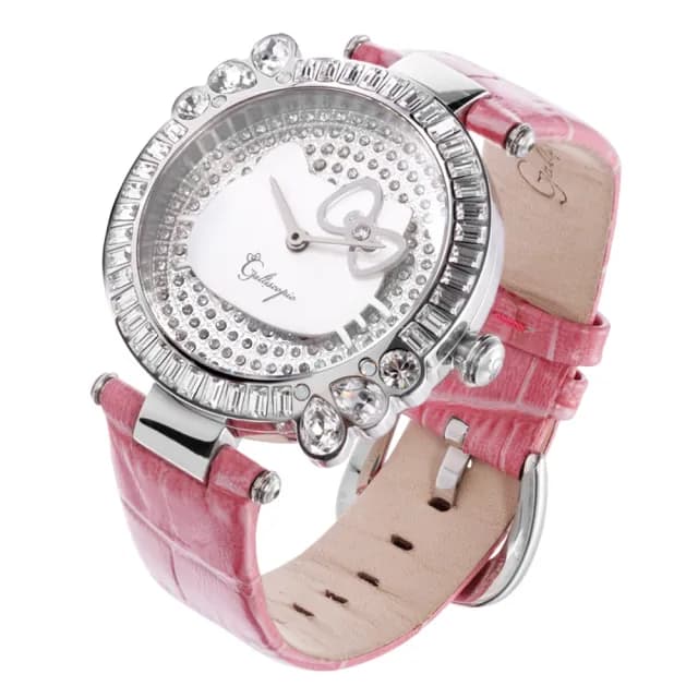 【Galtiscopio 迦堤】夢幻旋轉 Im Hello Kitty 水晶腕錶 / 48mm 畢業禮物 送禮 推薦(MGKYSS001PLS)