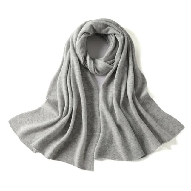 【米蘭精品】現貨+預購 100%羊毛圍巾保暖披肩(經典針織男女配件情人節生日聖誕節交換禮物15色74dl34)