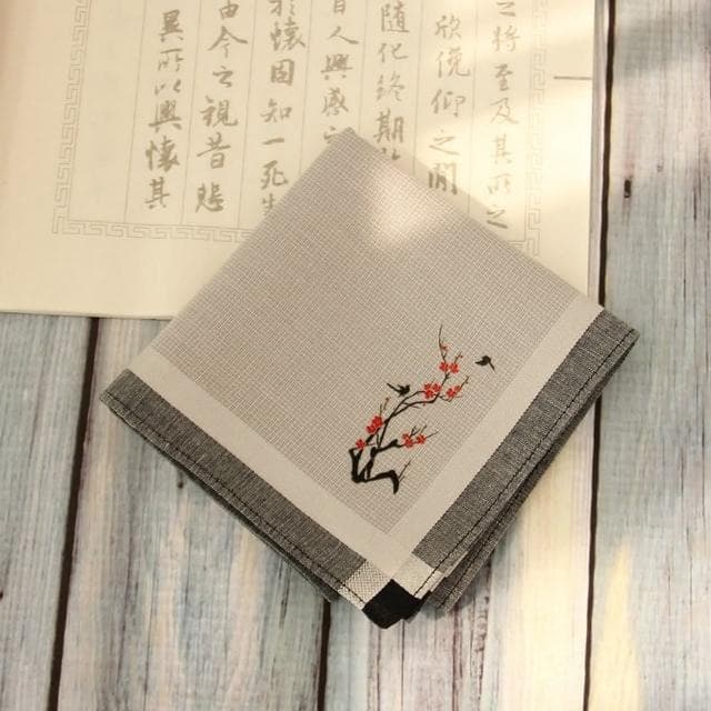 【巴黎精品】現貨+預購 手帕禮盒純棉方巾 單入(復古花鳥印花清新母親節生日禮物女配件11款p1ae8)
