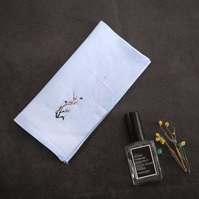 【巴黎精品】現貨+預購 手帕禮盒純棉方巾 單入(復古花鳥印花清新母親節生日禮物女配件11款p1ae8)