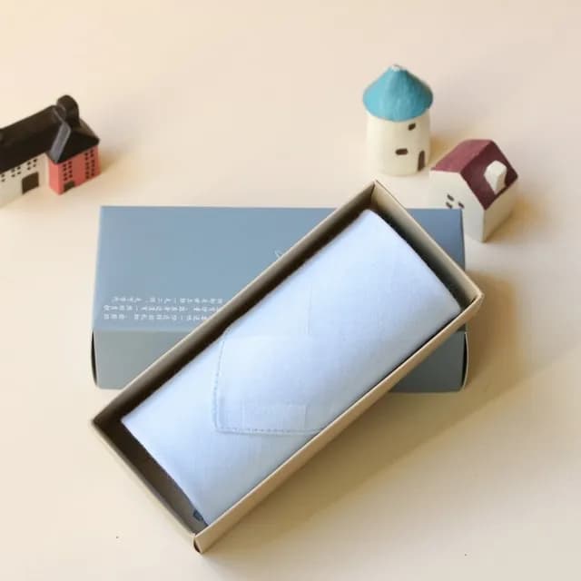 【巴黎精品】現貨+預購 手帕禮盒純棉方巾 單入(吸汗素顏精梳棉手絹母親節生日禮物女配件5色p1ae3)