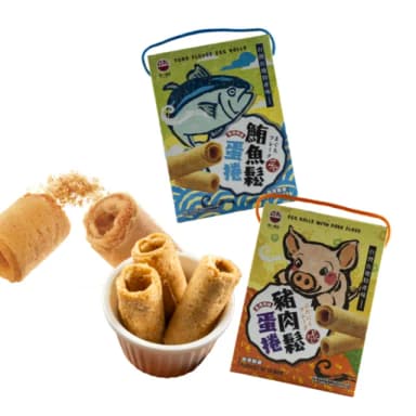 【WEI-I 味一食品】鮪魚鬆/豬肉鬆蛋捲160g/禮盒X6盒(鮪魚鬆蛋捲/豬肉鬆蛋捲)