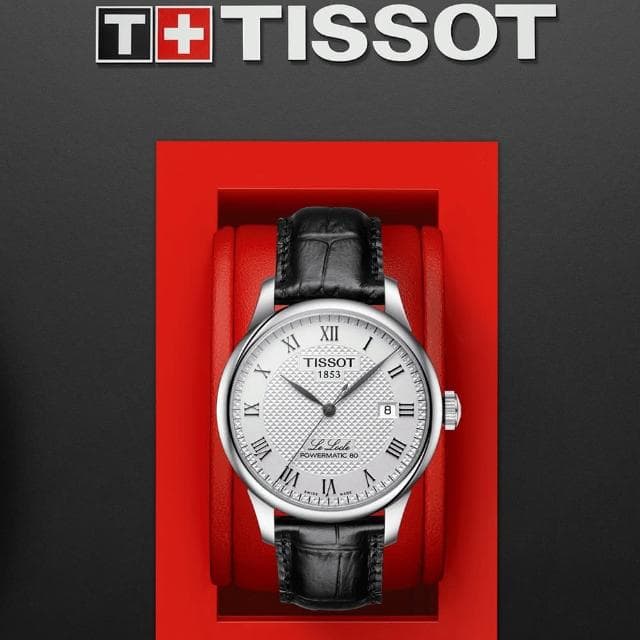 【TISSOT 天梭 官方授權】力洛克自動80小時動力儲存機械男錶 手錶(T0064071603300)