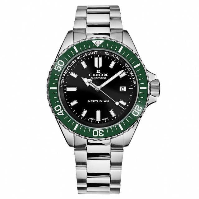 【EDOX 伊度】Neptunian 海神特別版 1000米潛水機械錶 送禮 禮物 推薦(E80120.3VM.NIN)