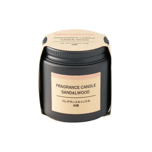 【MUJI 無印良品】芬香蠟燭.檀香香味/85g