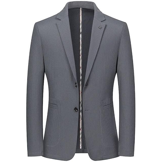 【米蘭精品】現貨+預購 西裝外套休閒西服(輕薄透氣防曬修身男外套父親節禮物2色74eb35)