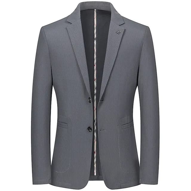 【米蘭精品】現貨+預購 西裝外套休閒西服(輕薄透氣防曬修身男外套父親節禮物2色74eb35)