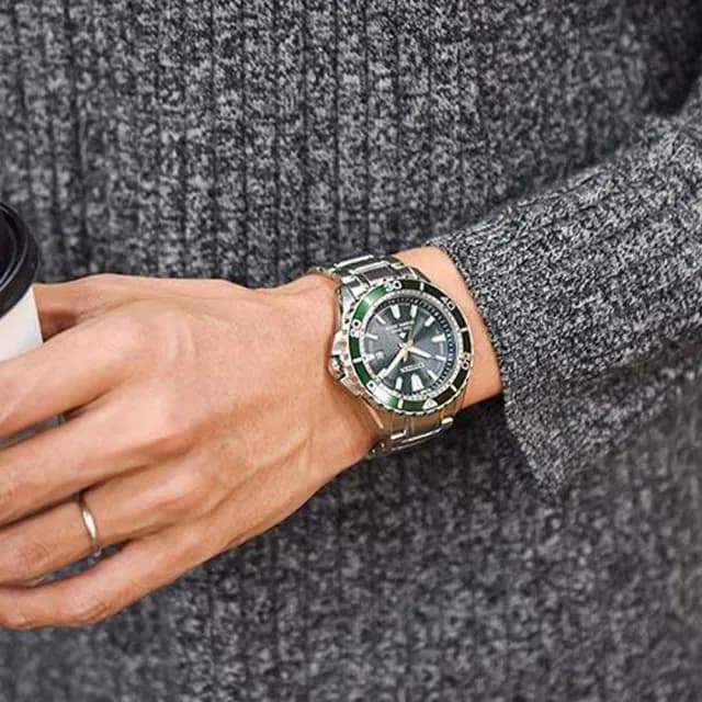 【CITIZEN 星辰】PROMASTER 200米潛水光動能男錶 手錶 禮物 推薦(BN0199-53X)