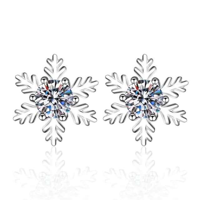 【巴黎精品】現貨+預購 莫桑鑽石耳環925純銀耳環耳針銀飾(1克拉女飾品生日情人節禮物v1ae110)