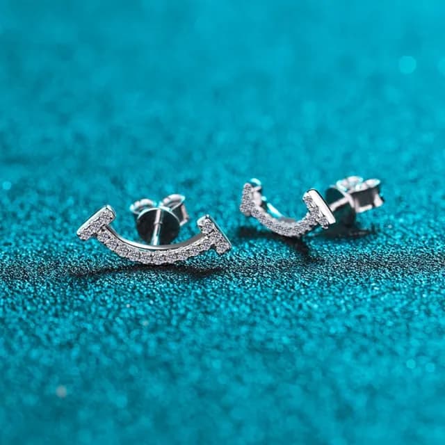 【巴黎精品】現貨+預購 莫桑鑽石耳環925純銀耳環耳針銀飾(0.192克拉女飾品生日情人節禮物v1ae56)