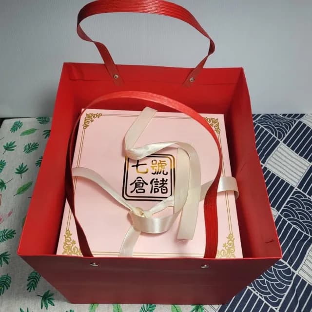 【七號倉儲】手提禮盒50支綜合口味組25小包裝4盒入(手作蛋捲)