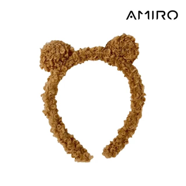 【AMIRO】熊熊髮箍(造型 頭飾 髮帶 熊熊 髮夾 髮飾 聖誕節 禮物)