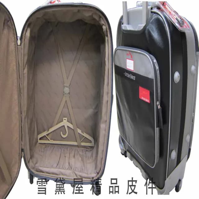 【SNOW.bagshop】熊熊叔叔貼紙25吋行李箱MIT製造三段鋁合金拉桿附活動國際海關鎖固定保護