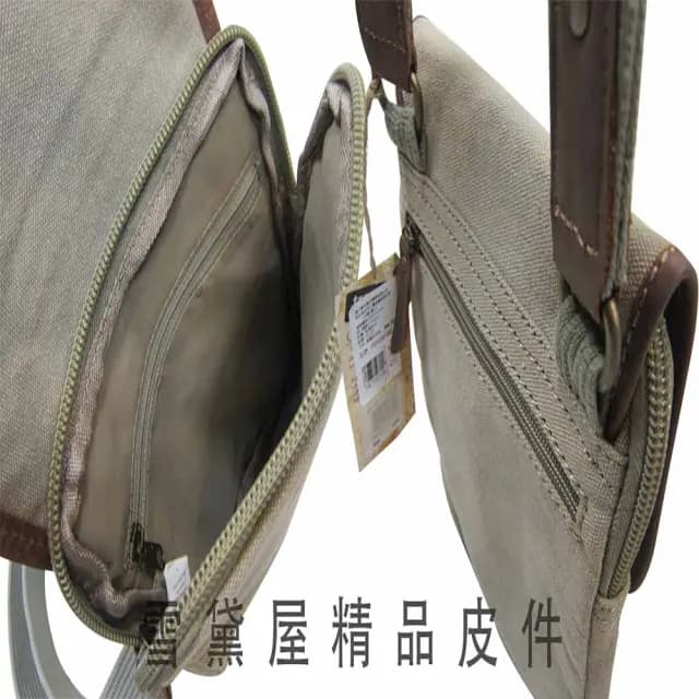 【SNOW.bagshop】情人節禮物 七夕 肩側包扁包小容量英國專櫃純手工製帆布經典100%純棉加強防水包 帆布可肩