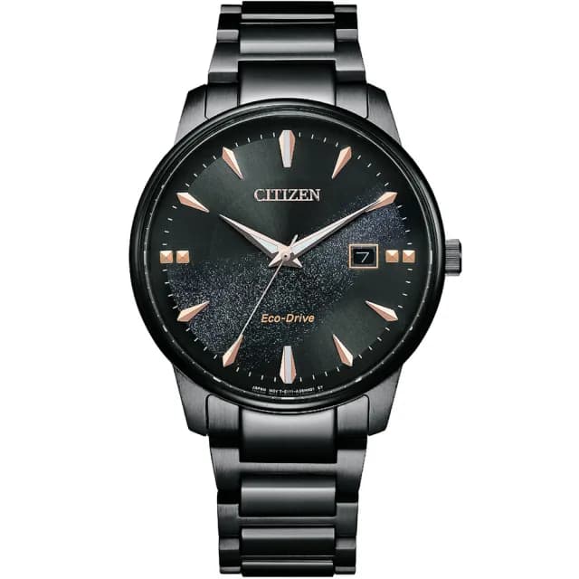 【CITIZEN 星辰】Eco-Drive 璀璨星空光動能男錶 手錶 禮物 推薦(BM7595-89E/39mm)