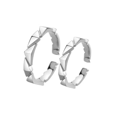 【巴黎精品】現貨+預購 925純銀戒指情侶對戒(碎銀幾兩開口戒生日情人節禮物男女飾品2款v1ar12)