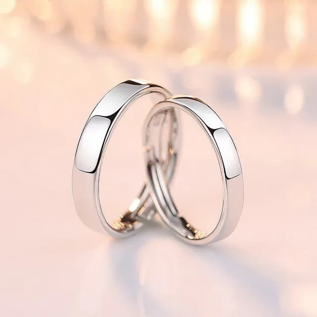 【巴黎精品】現貨+預購 925純銀戒指情侶對戒(極簡開口戒百搭生日情人節禮物男女飾品2款v1ar56)